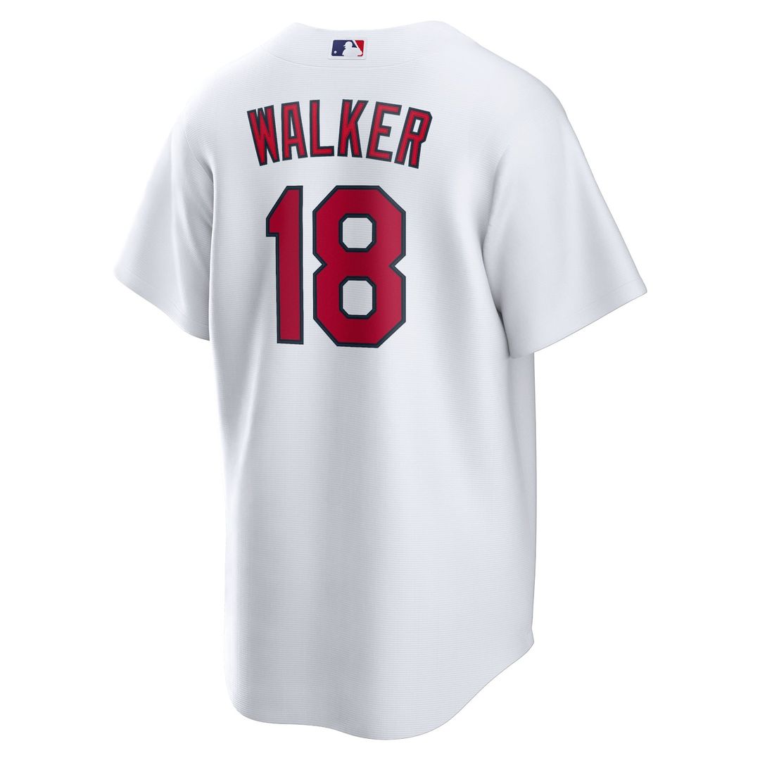 St. Louis Cardinals Jordan Walker Nike White Home Official Replica Player Jersey product image 3, provided for visual