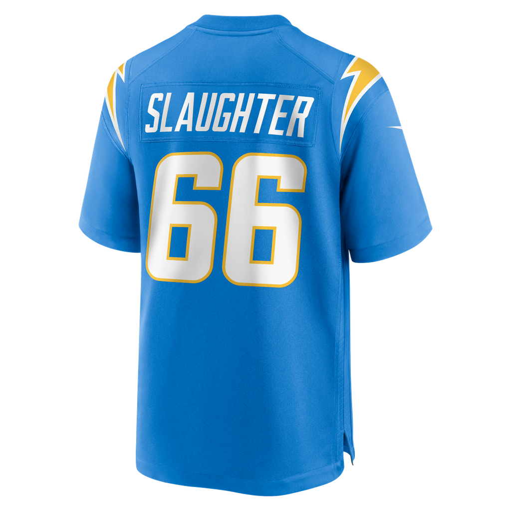 Los Angeles Chargers Jake Slaughter Nike Powder Blue Team Game Jersey product image 5, provided for visual reference and