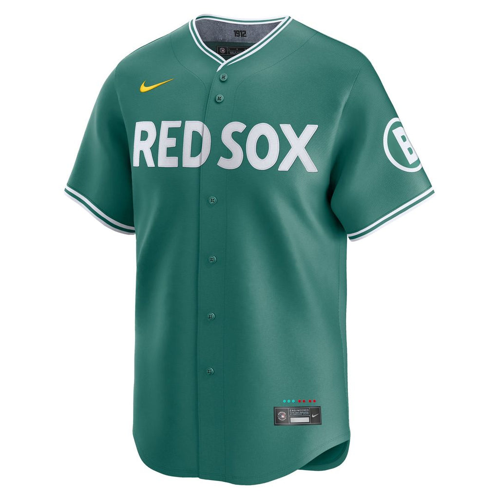 Boston Red Sox Nike Green City Connect Limited Jersey product image 2, provided for visual reference and product detail