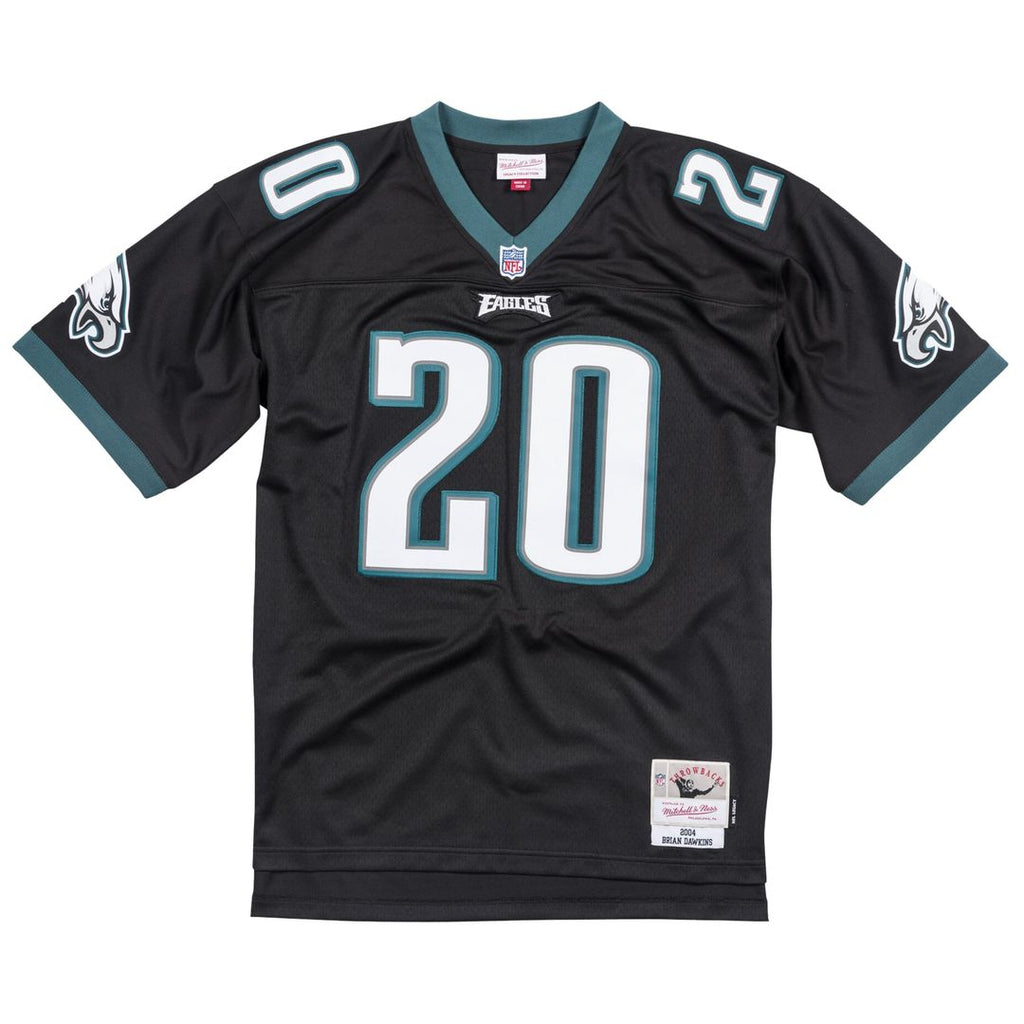 Philadelphia Eagles Brian Dawkins Mitchell & Ness Black Legacy Replica Jersey product image 2, provided for visual reference