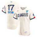 Los Angeles Dodgers Shohei Ohtani Nike Cream City Connect Authentic Sponsor Patch Jersey product image 1, provided for