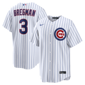 Chicago Cubs Alex Bregman Nike White Home Replica Jersey product image 1, provided for visual reference and product detail