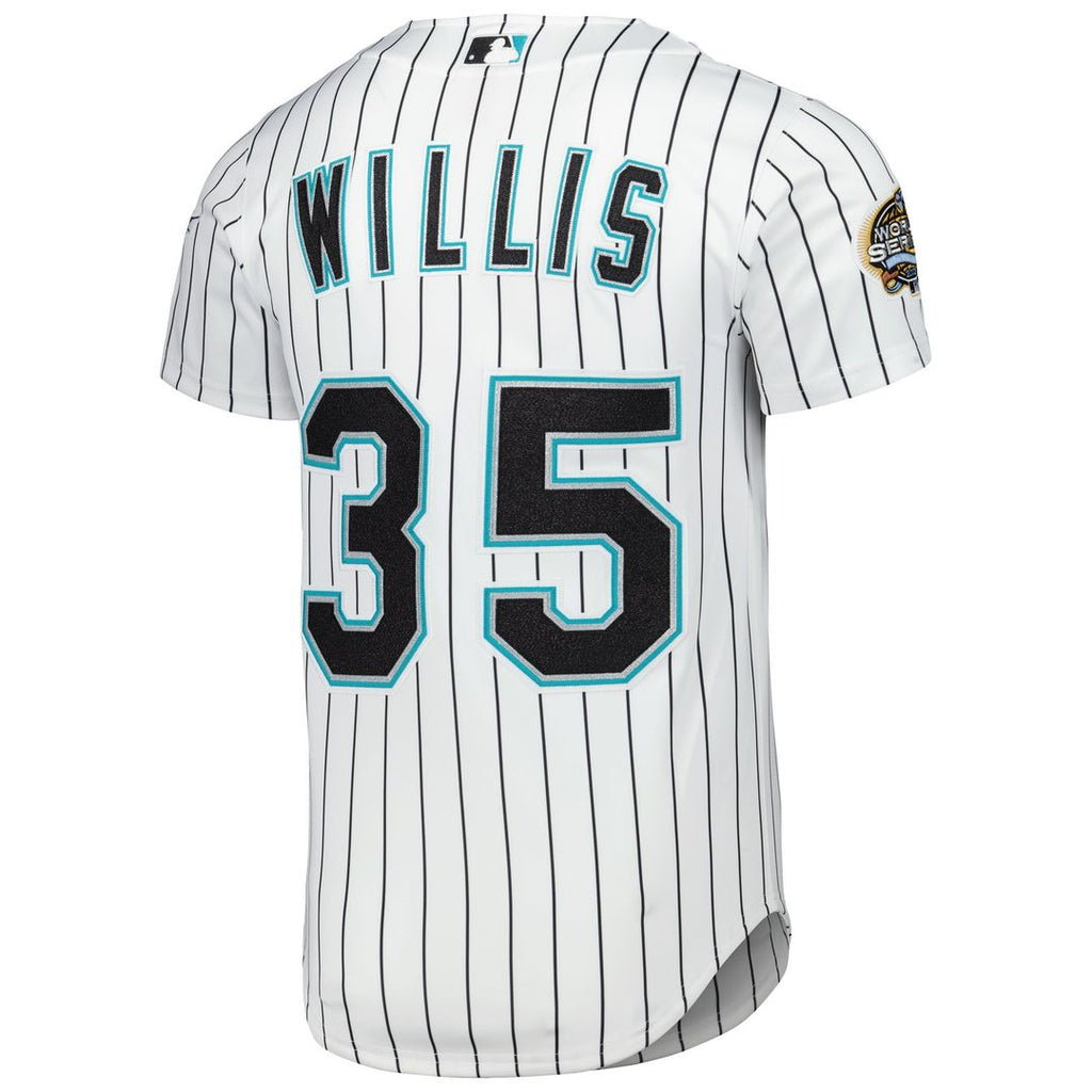 Florida Marlins Dontrelle Willis Mitchell & Ness White Cooperstown Collection Authentic Jersey product image 3, provided for