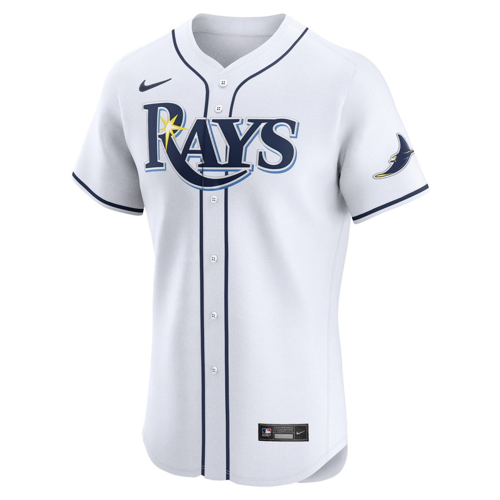 Tampa Bay Rays Yandy Diaz Nike White Home Elite Player Jersey product image 2, provided for visual reference and product