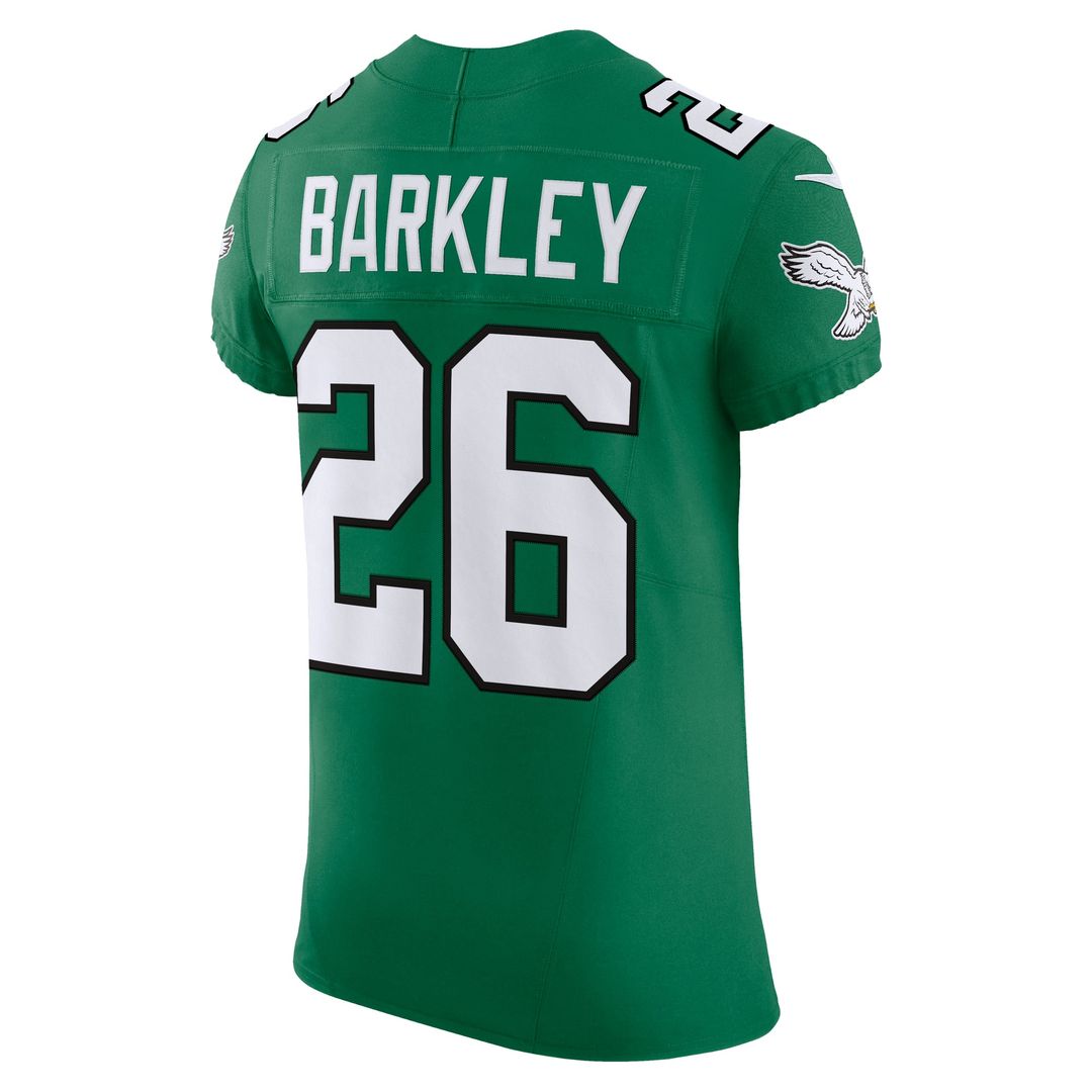 Philadelphia Eagles Saquon Barkley Nike Black Alternate Vapor F.U.S.E. Elite Jersey product image 29, provided for visual
