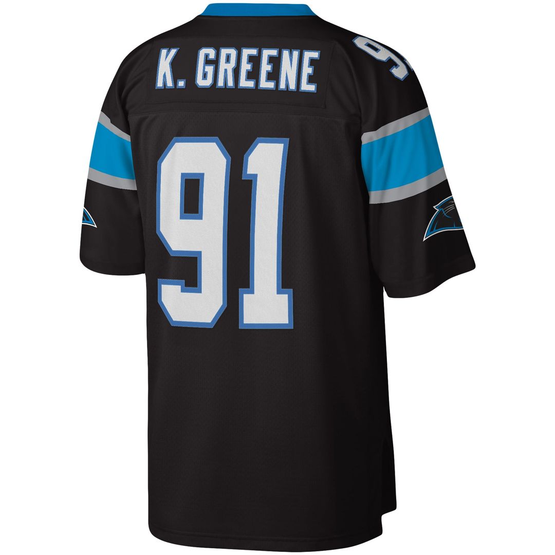 Carolina Panthers Kevin Greene Mitchell & Ness Black Legacy Replica Jersey product image 3, provided for visual reference