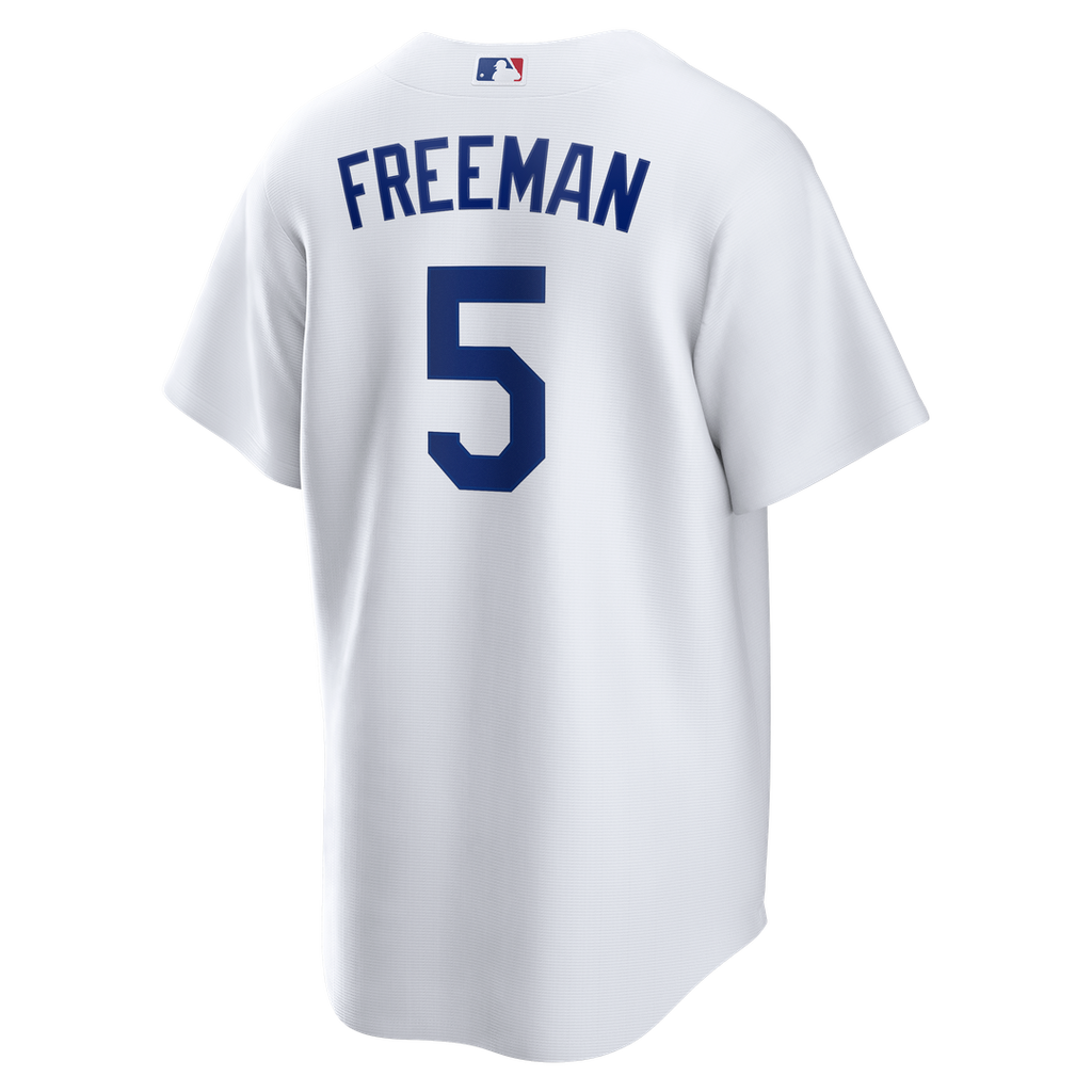 Los Angeles Dodgers Freddie Freeman Nike White Home Replica Jersey product image 3, provided for visual reference and