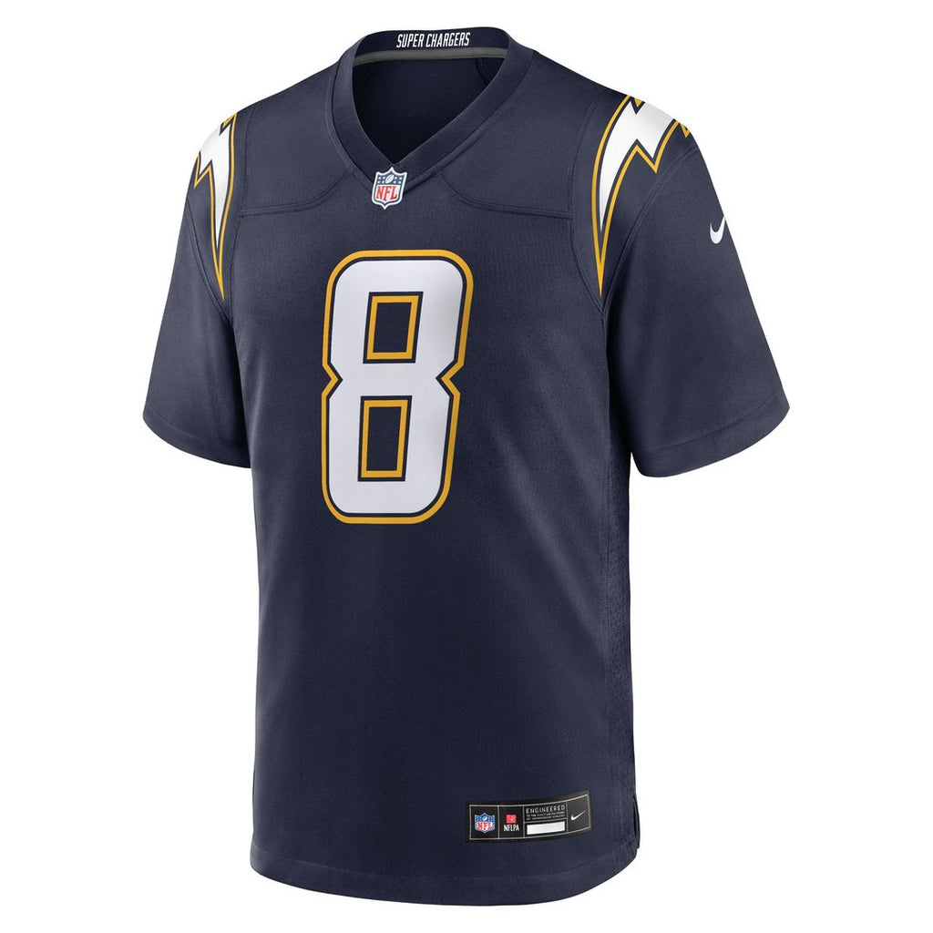 Los Angeles Chargers Omarion Hampton Nike Navy Alternate Super Chargers Game Player Jersey product image 5, provided for