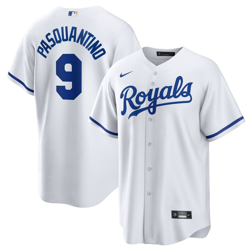 Kansas City Royals Vinnie Pasquantino Nike White Home Replica Jersey product image 1, provided for visual reference and