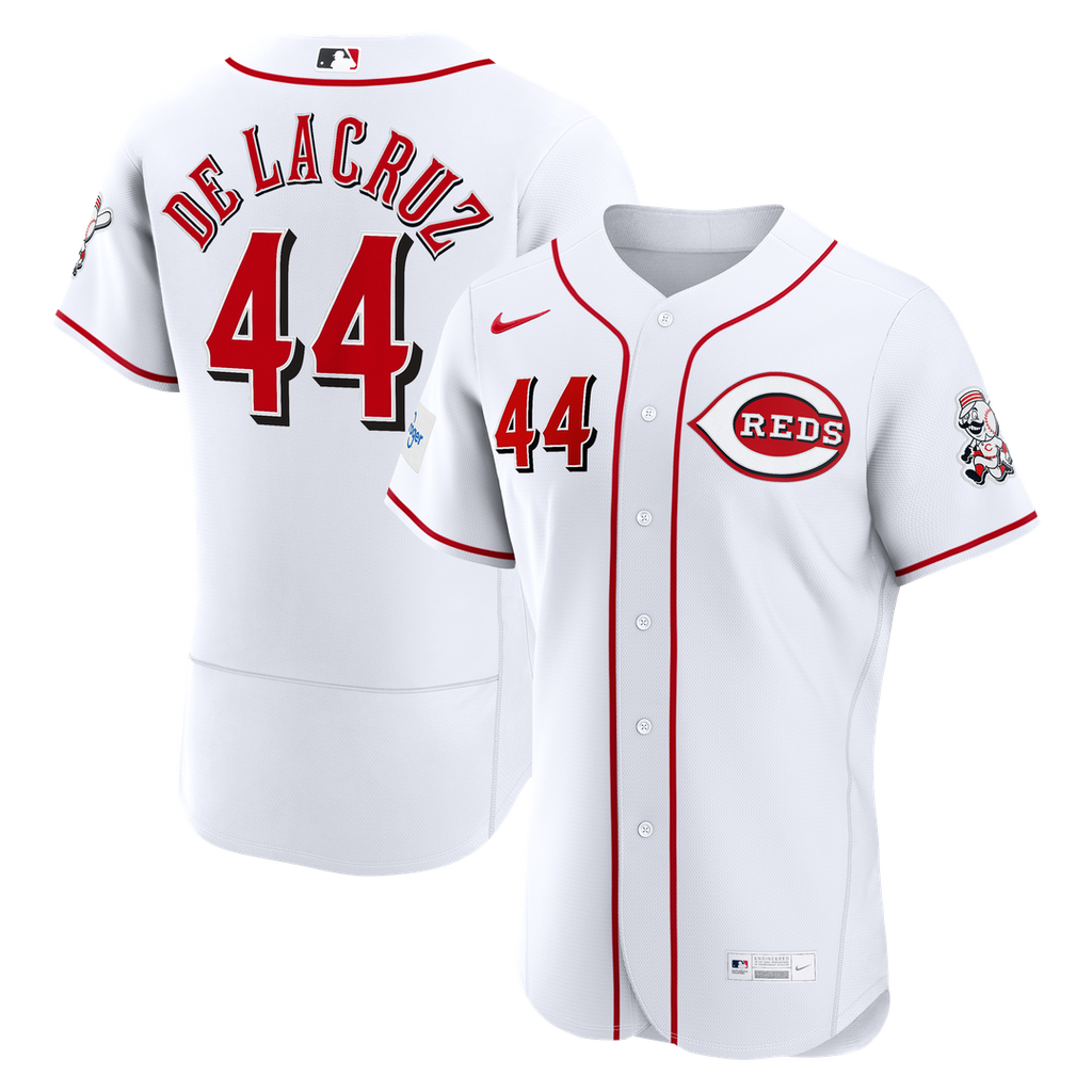 Cincinnati Reds Elly De La Cruz Nike Red Alternate Authentic Sponsor Patch Jersey product image 7, provided for visual