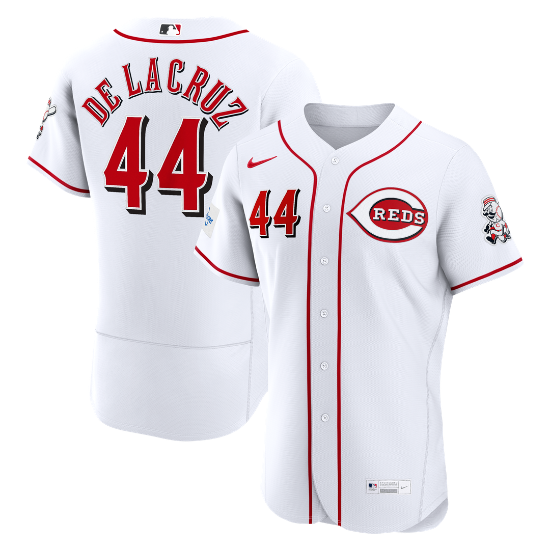 Cincinnati Reds Elly De La Cruz Nike Red Alternate Authentic Sponsor Patch Jersey product image 7, provided for visual
