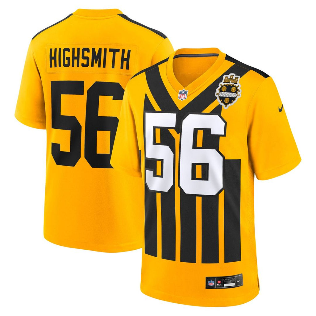 Pittsburgh Steelers Alex Highsmith Nike Black Game Jersey product image 17, provided for visual reference and product detail