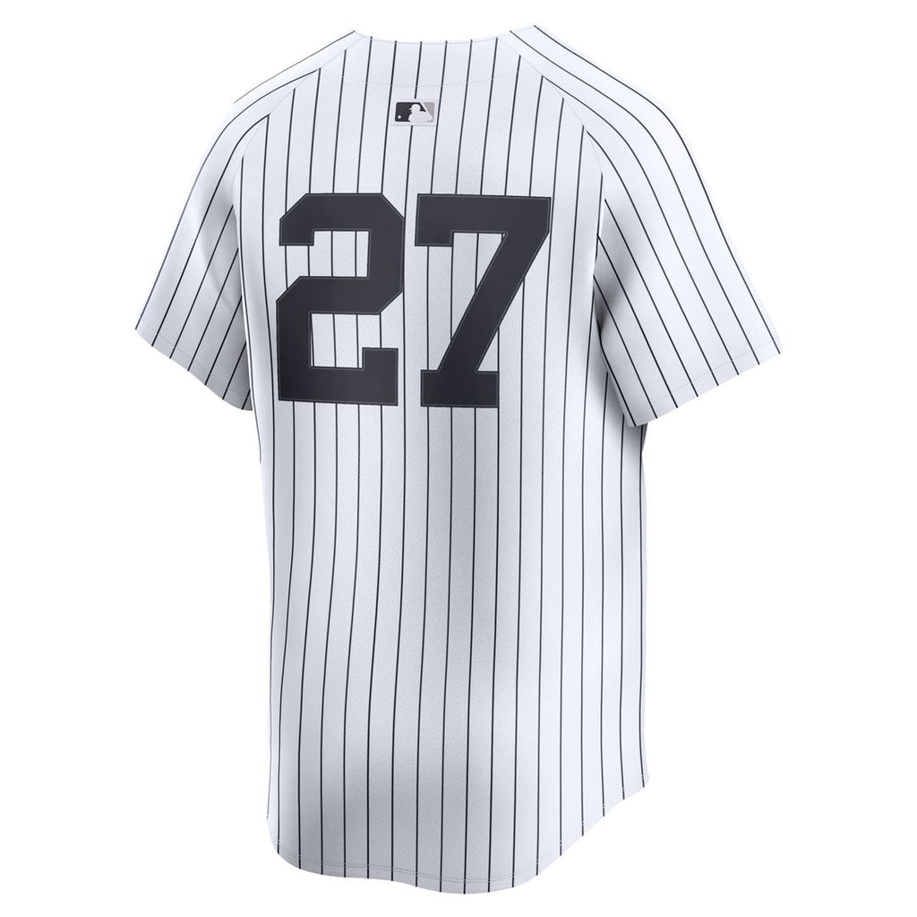 New York Yankees Giancarlo Stanton Nike White Home Limited Player Jersey product image 3, provided for visual reference and