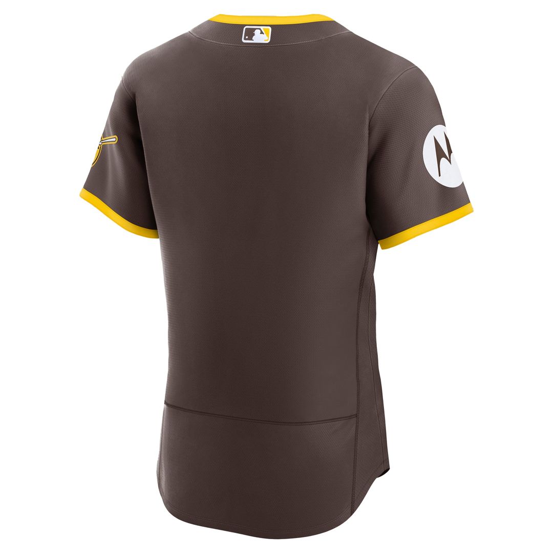 San Diego Padres Nike Khaki Alternate Sponsor Patch Authentic Jersey product image 9, provided for visual reference and
