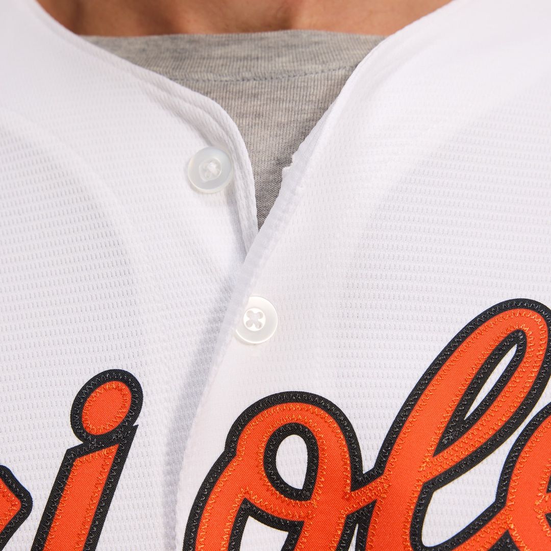 Baltimore Orioles Nike White Home Replica Team Jersey product image 21, provided for visual reference and product detail