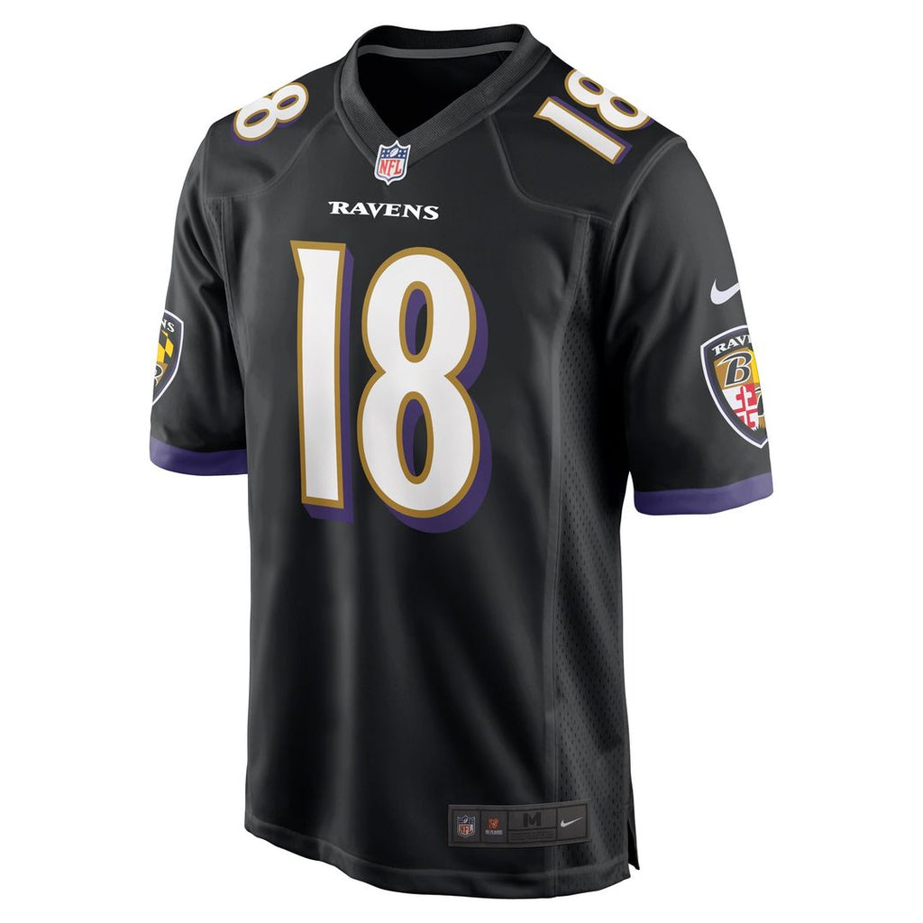 Baltimore Ravens Roquan Smith Nike Black Alternate Game Jersey product image 2, provided for visual reference and product