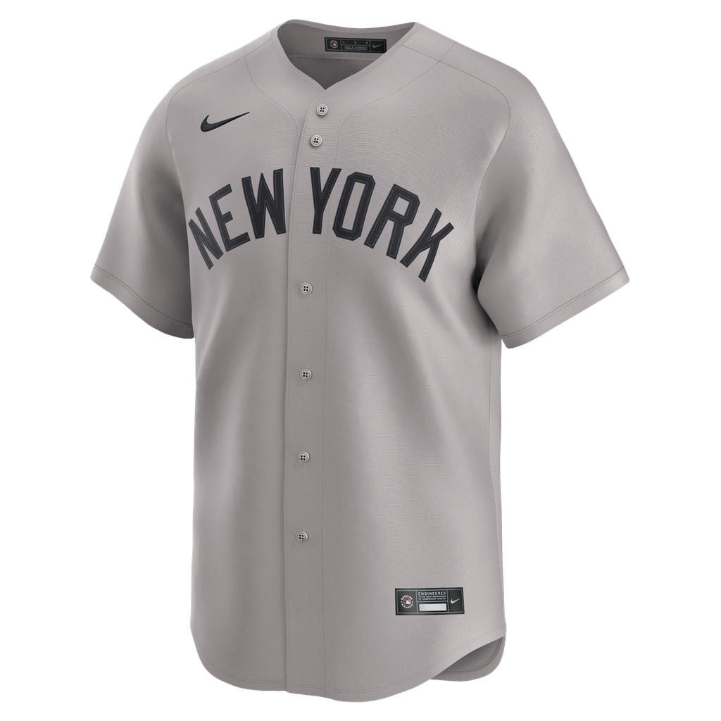 New York Yankees Max Fried Nike Gray Road Limited Player Jersey product image 2, provided for visual reference and product