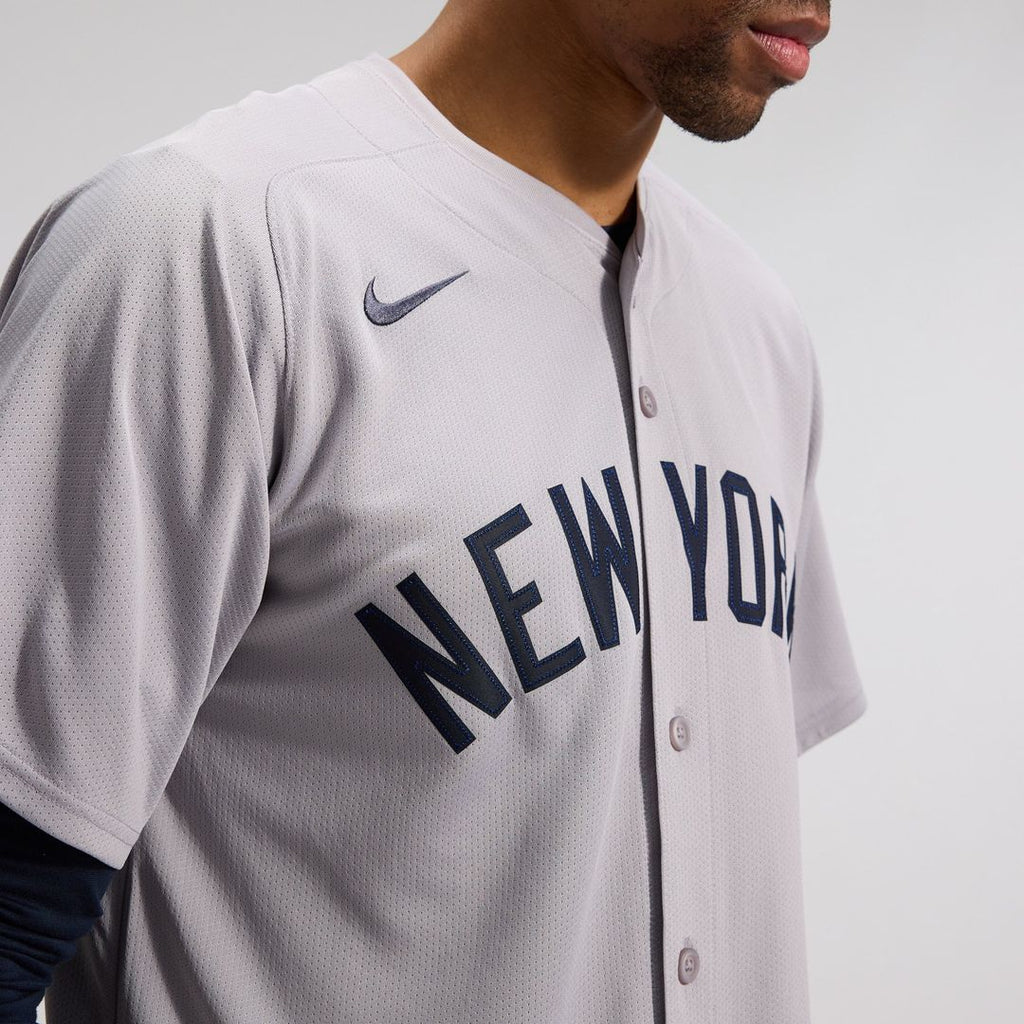 New York Yankees Aaron Judge Nike Gray Road Limited Player Jersey product image 9, provided for visual reference and product
