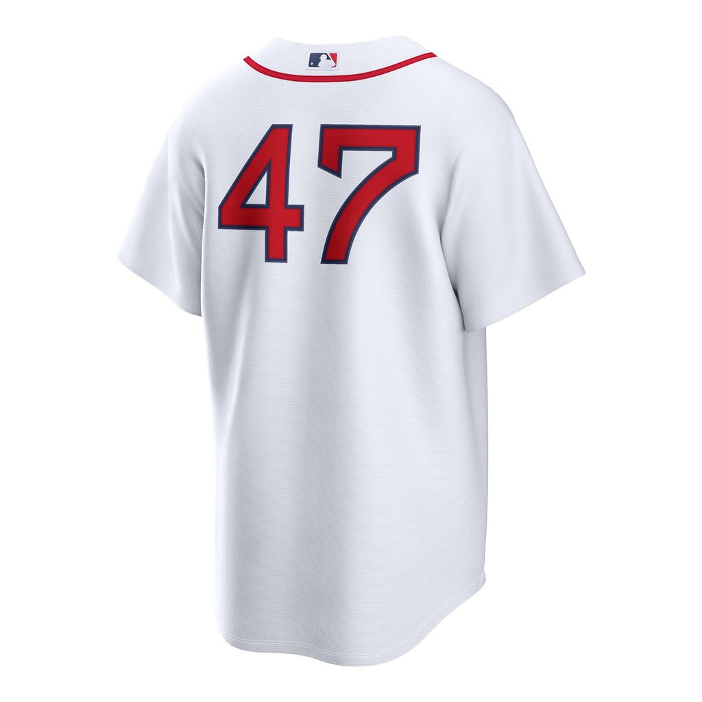 Boston Red Sox Jovani Moran Nike White Home Replica Jersey product image 3, provided for visual reference and product detail