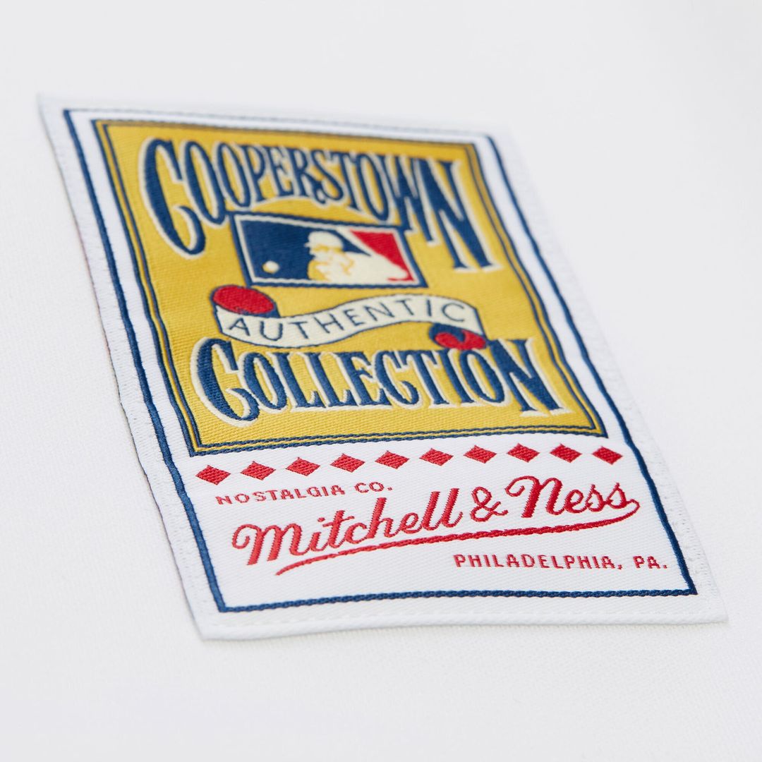 Atlanta Braves Deion Sanders Mitchell & Ness White Cooperstown Collection 1992 Authentic Jersey product image 9, provided
