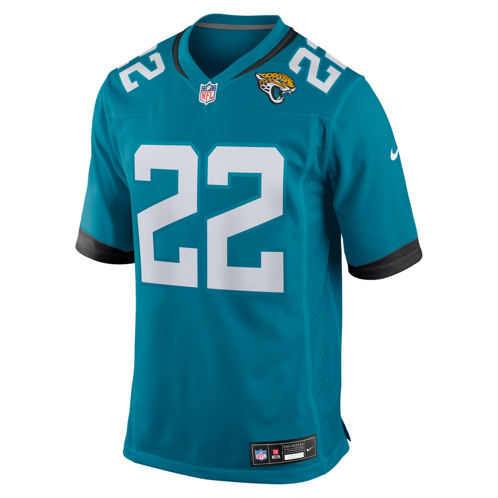 Jacksonville Jaguars Jarrian Jones Nike Teal Team Game Jersey product image 2, provided for visual reference and product