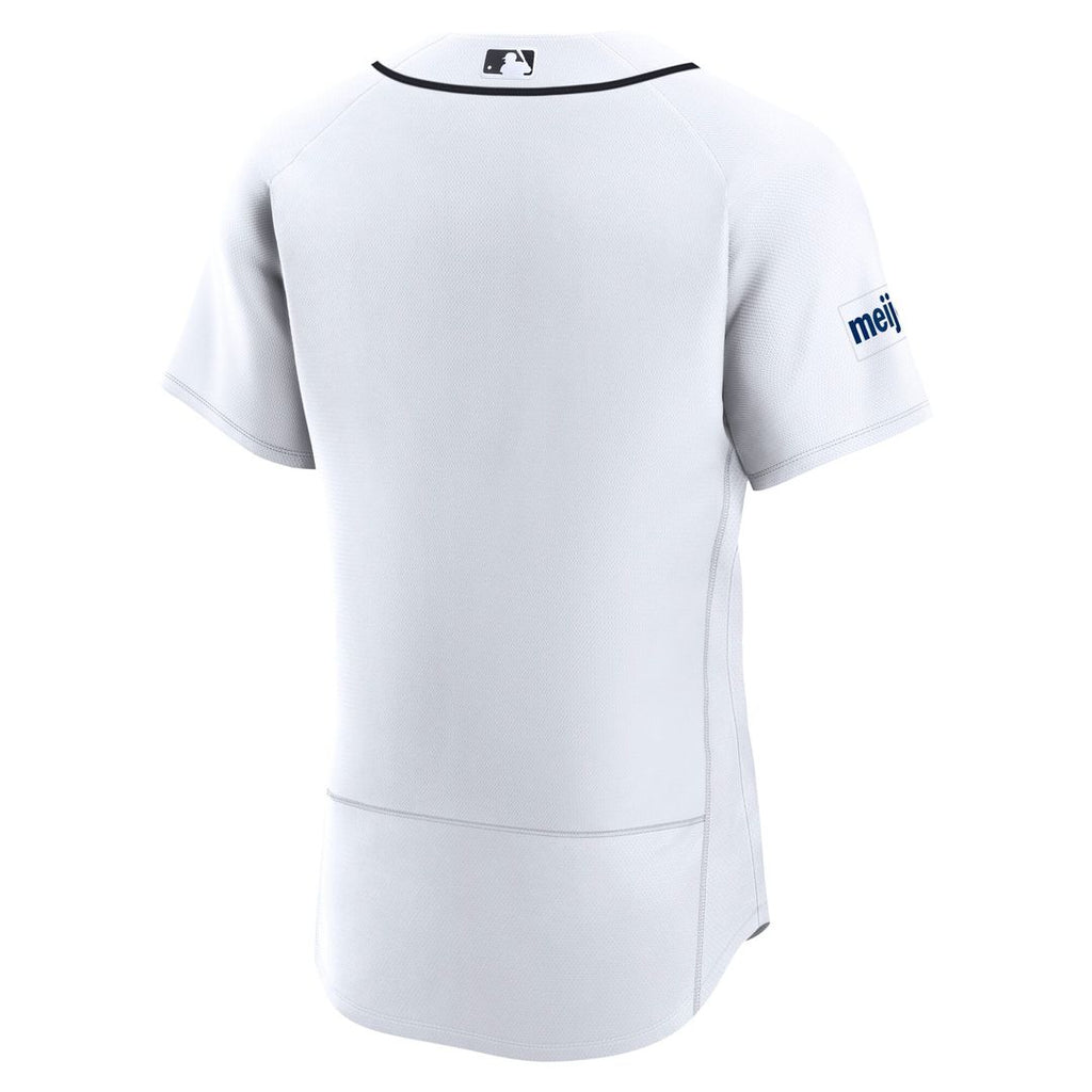 Detroit Tigers Nike White Home Sponsor Patch Authentic Jersey product image 3, provided for visual reference and product