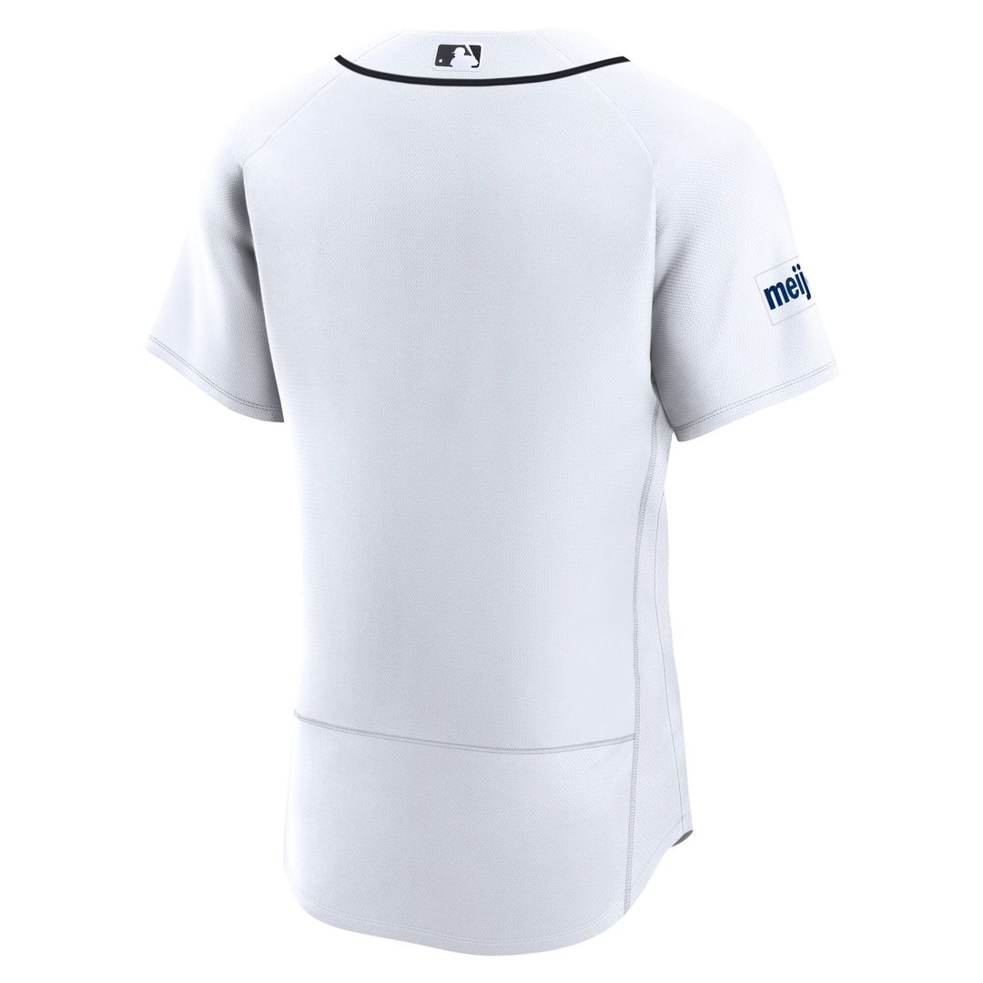 Detroit Tigers Nike White Home Sponsor Patch Authentic Jersey product image 3, provided for visual reference and product