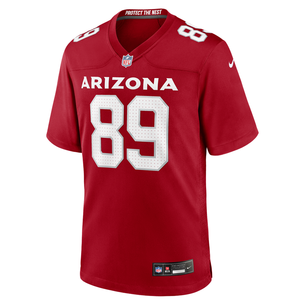 Arizona Cardinals Xavier Weaver Nike Cardinal Team Game Jersey product image 2, provided for visual reference and product