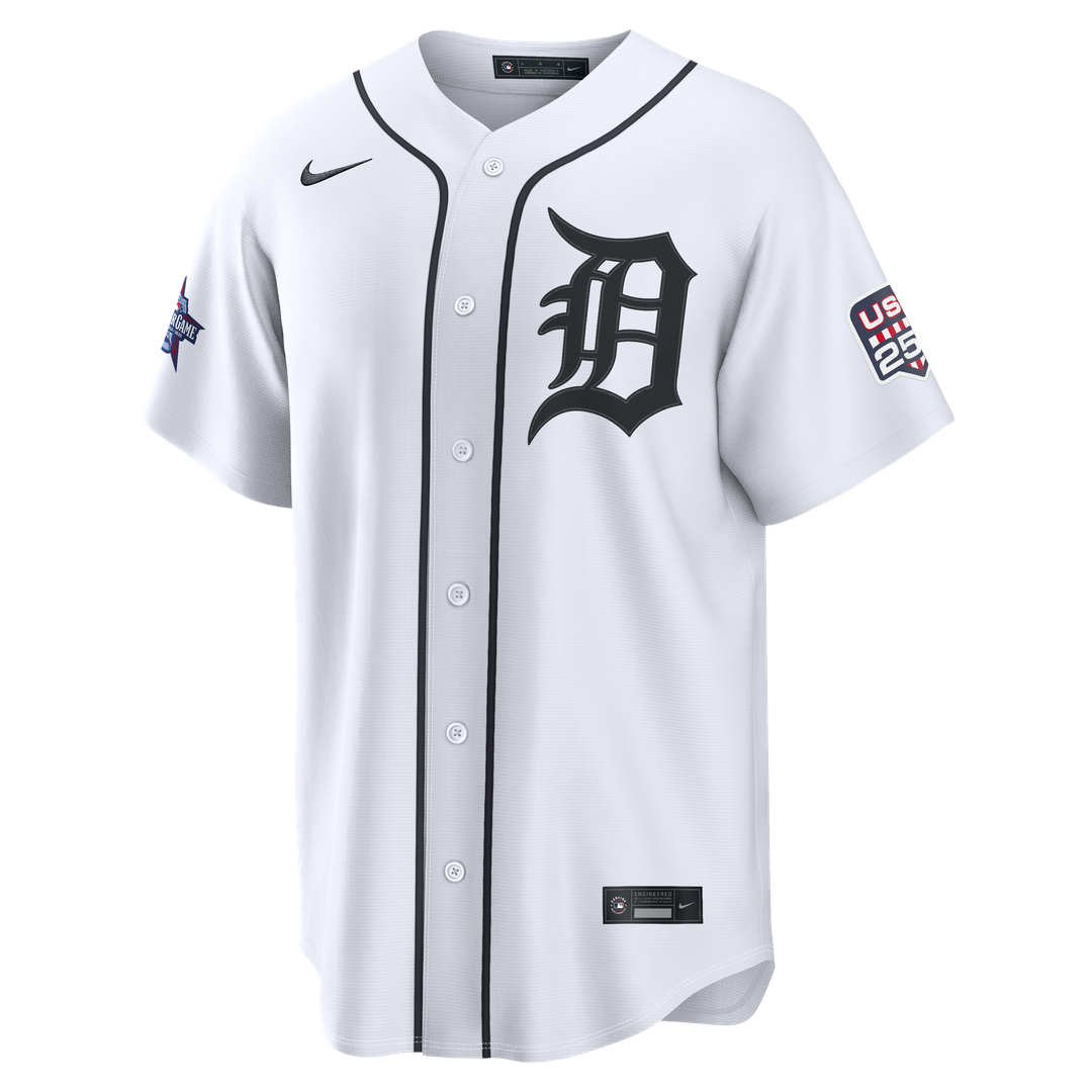 2026 All-Star Edition Stars & Stripes Detroit Tigers Riley Greene Nike White Stadium Jersey product image 2, provided for