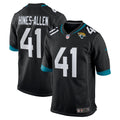 Jacksonville Jaguars Josh Hines-Allen Nike Black Alternate Game Jersey product image 1, provided for visual reference and