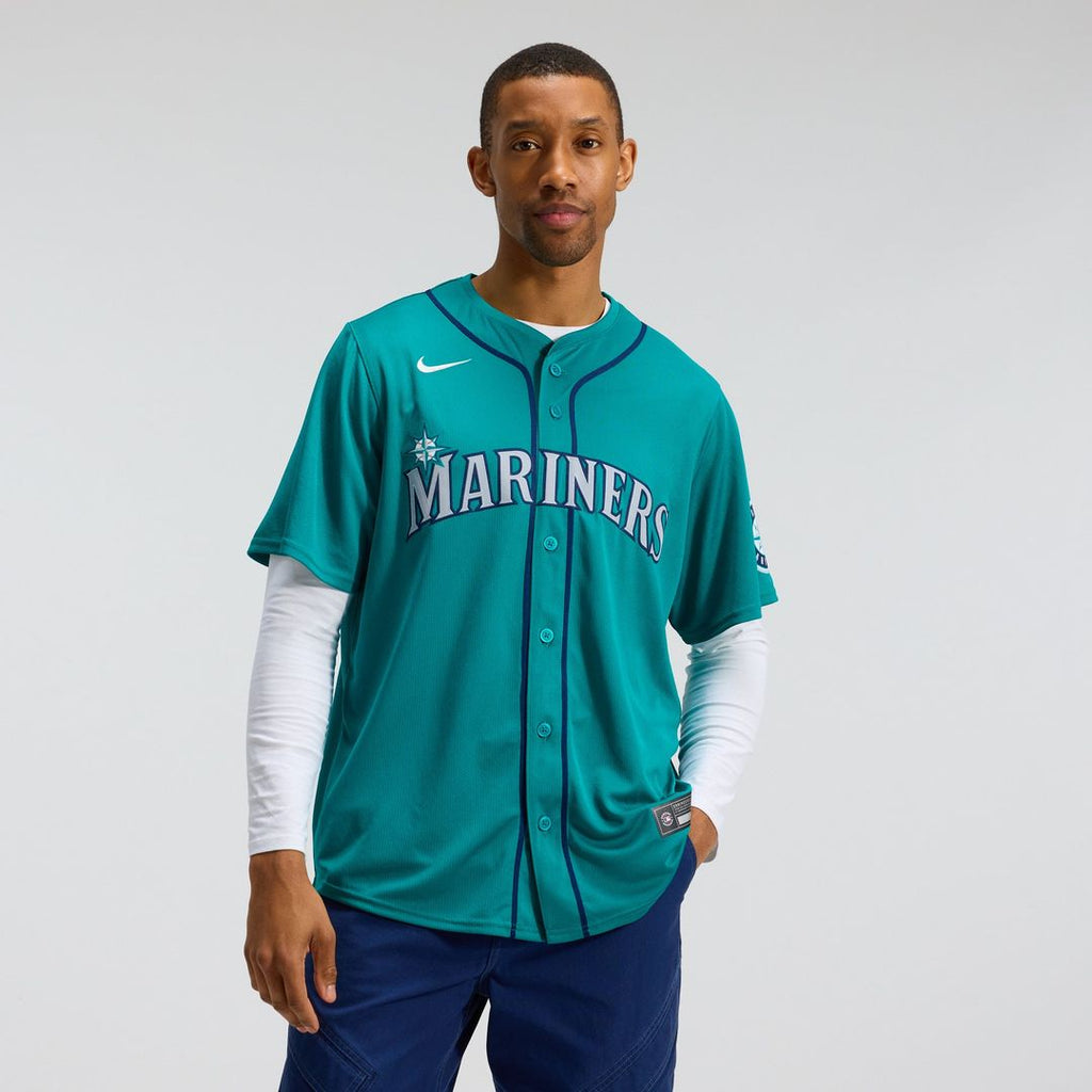 Seattle Mariners Cal Raleigh Nike Teal Alternate Limited Jersey product image 15, provided for visual reference and product