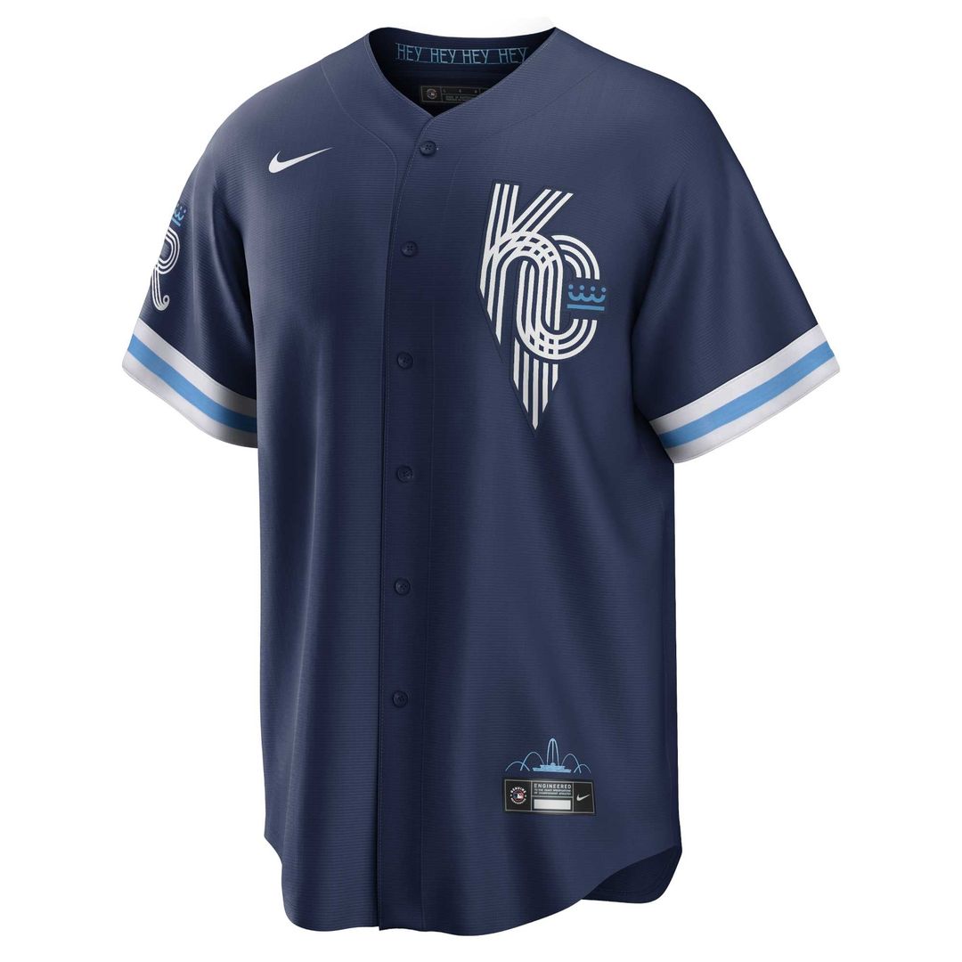 Kansas City Royals Bo Jackson Nike Navy City Connect Replica Player Jersey product image 2, provided for visual reference