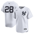New York Yankees Austin Wells Nike White Home Limited Player Jersey product image 1, provided for visual reference and