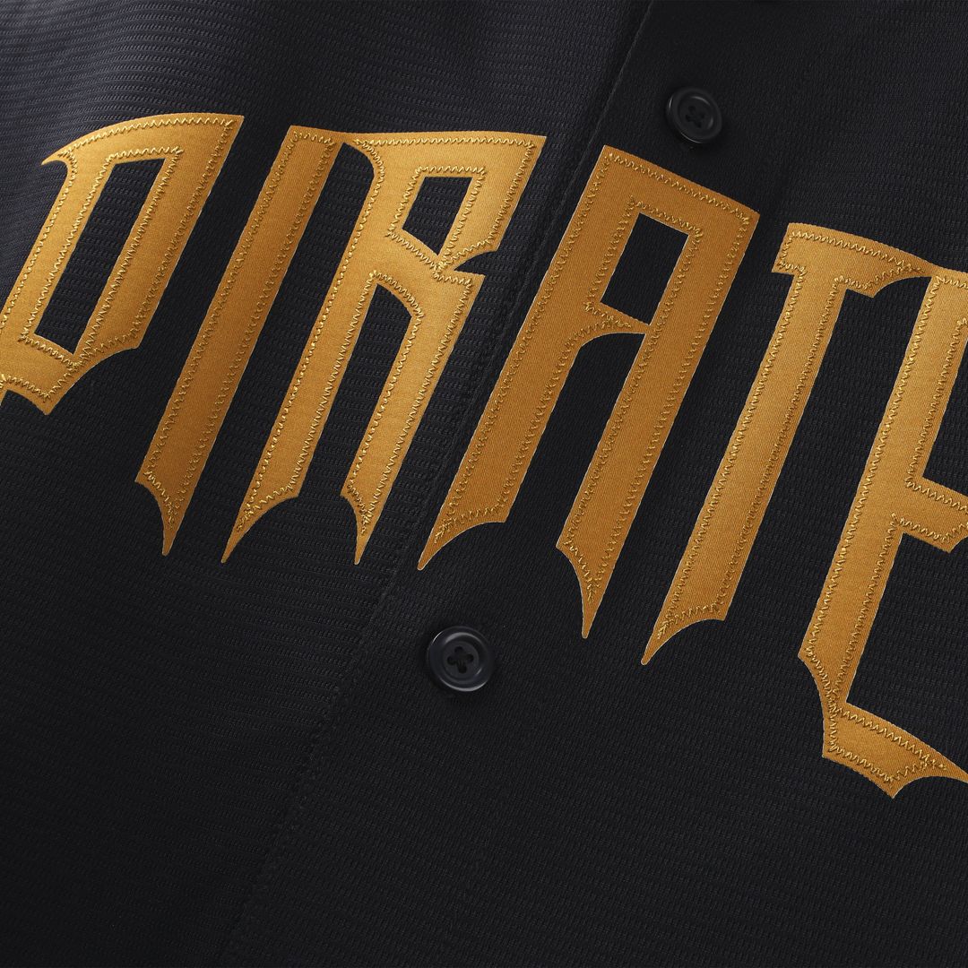 Pittsburgh Pirates Paul Skenes Nike Black 2026 City Connect Stadium Jersey product image 5, provided for visual reference