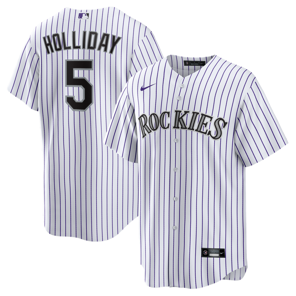 Colorado Rockies Matt Holliday Nike White Home Retired Player Replica Jersey product image 1, provided for visual reference