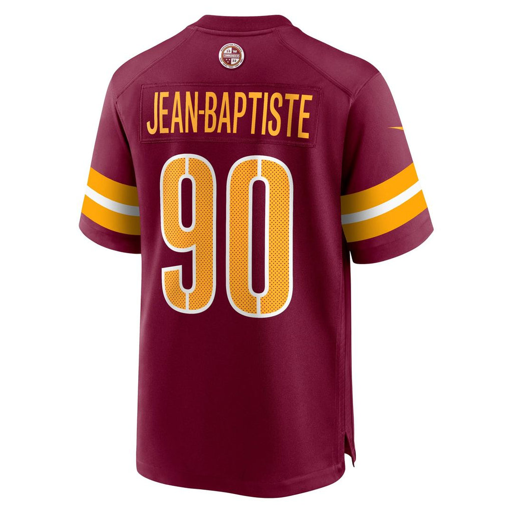 Washington Commanders Javontae Jean-Baptiste Nike Burgundy Game Jersey product image 3, provided for visual reference and