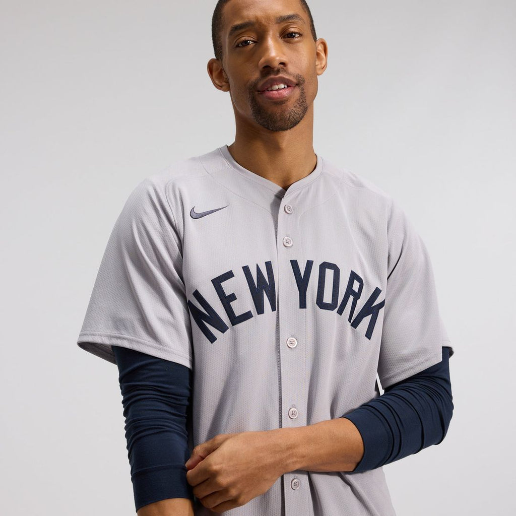 New York Yankees Aaron Judge Nike Gray Road Limited Player Jersey product image 10, provided for visual reference and