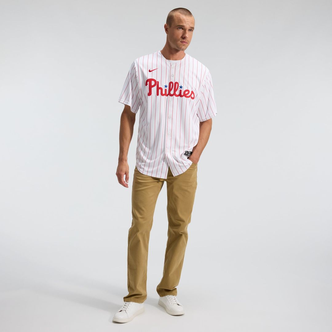Philadelphia Phillies Nike White Home Replica Team Jersey product image 3, provided for visual reference and product detail
