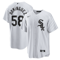 Chicago White Sox Seranthony Domínguez Nike White Home Replica Jersey product image 1, provided for visual reference and