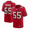 Tampa Bay Buccaneers Derrick Brooks Nike Red Retired Player Game Jersey product image 1, provided for visual reference and