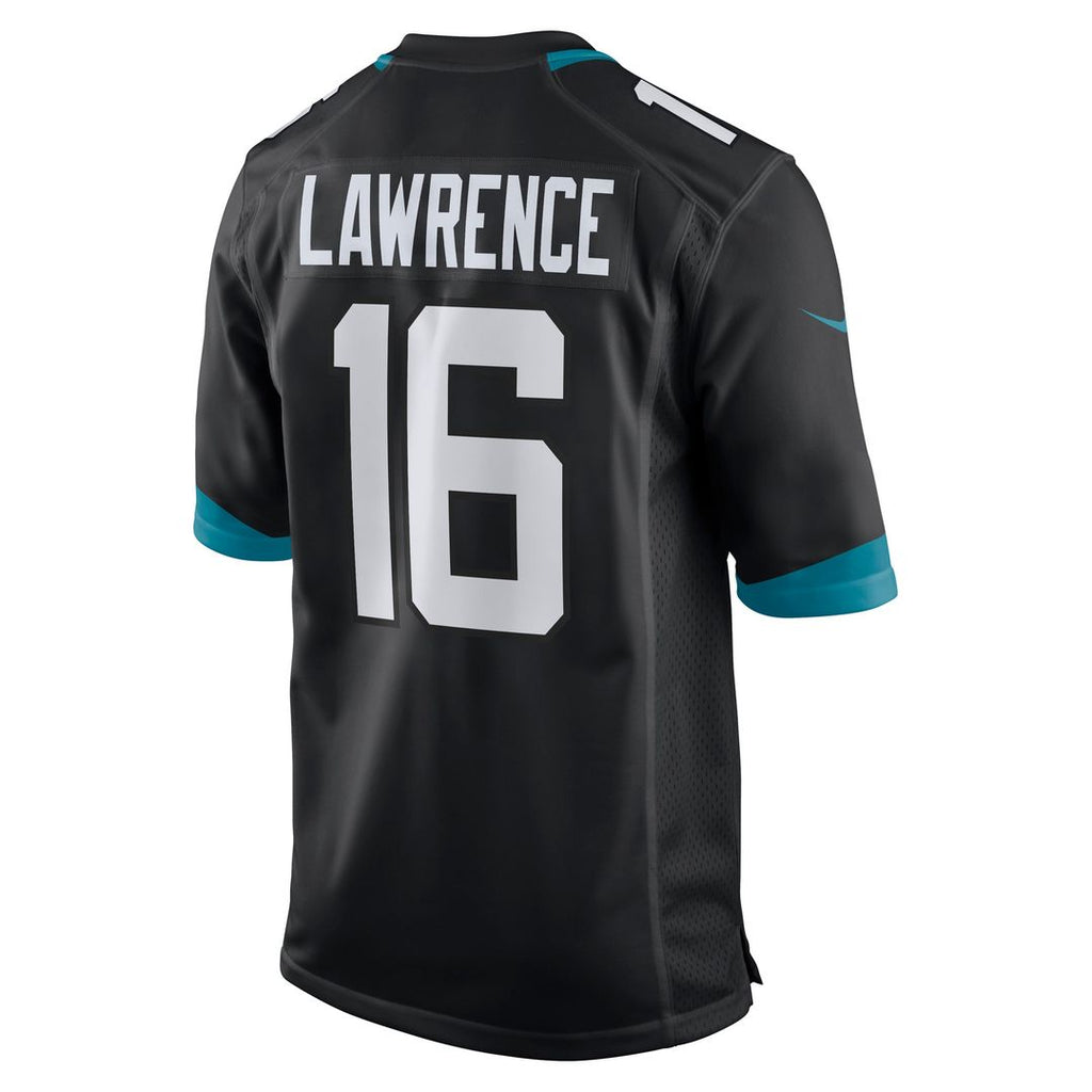 Jacksonville Jaguars Trevor Lawrence Nike Black Alternate Game Jersey product image 9, provided for visual reference and