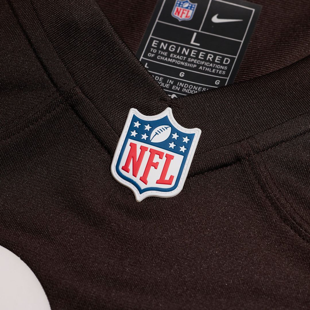 Cleveland Browns Dawand Jones Nike Brown Team Game Jersey product image 4, provided for visual reference and product detail