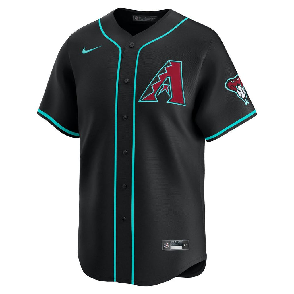 Arizona Diamondbacks Corbin Carroll Nike Black Alternate Limited Player Jersey product image 2, provided for visual