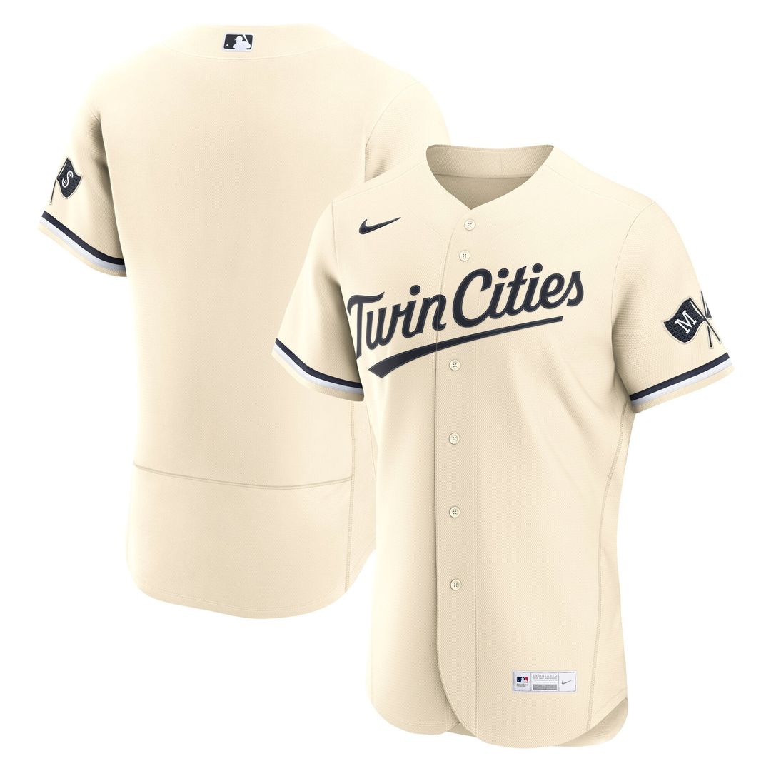 Minnesota Twins Nike White Home Authentic Jersey product image 7, provided for visual reference and product detail review
