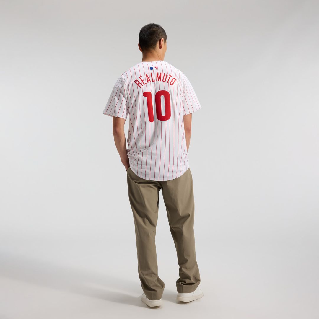 Philadelphia Phillies J.T. Realmuto Nike White Home Limited Player Jersey product image 5, provided for visual reference and