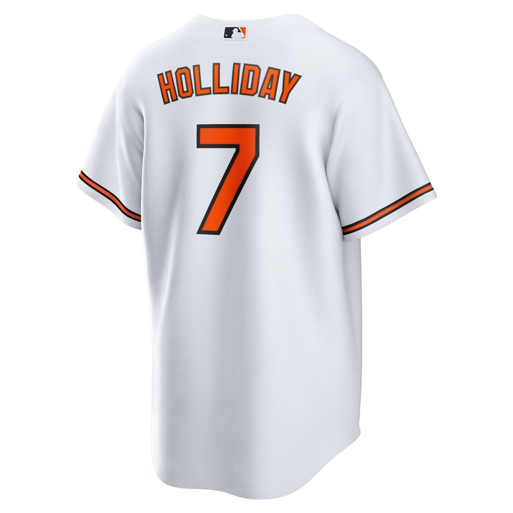 Baltimore Orioles Jackson Holliday Nike White Home Replica Player Jersey product image 3, provided for visual reference and