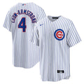 Chicago Cubs Pete Crow-Armstrong Nike White Home Replica Jersey product image 1, provided for visual reference and product