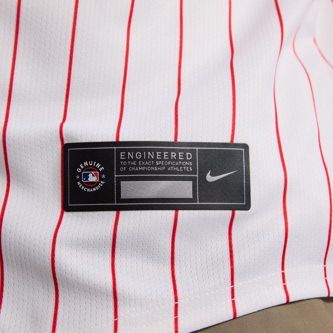 Philadelphia Phillies J.T. Realmuto Nike White Home Limited Player Jersey product image 13, provided for visual reference