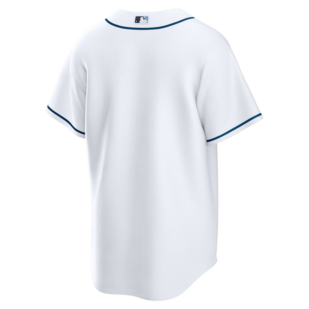 Tampa Bay Rays Nike White Home Replica Jersey product image 3, provided for visual reference and product detail review