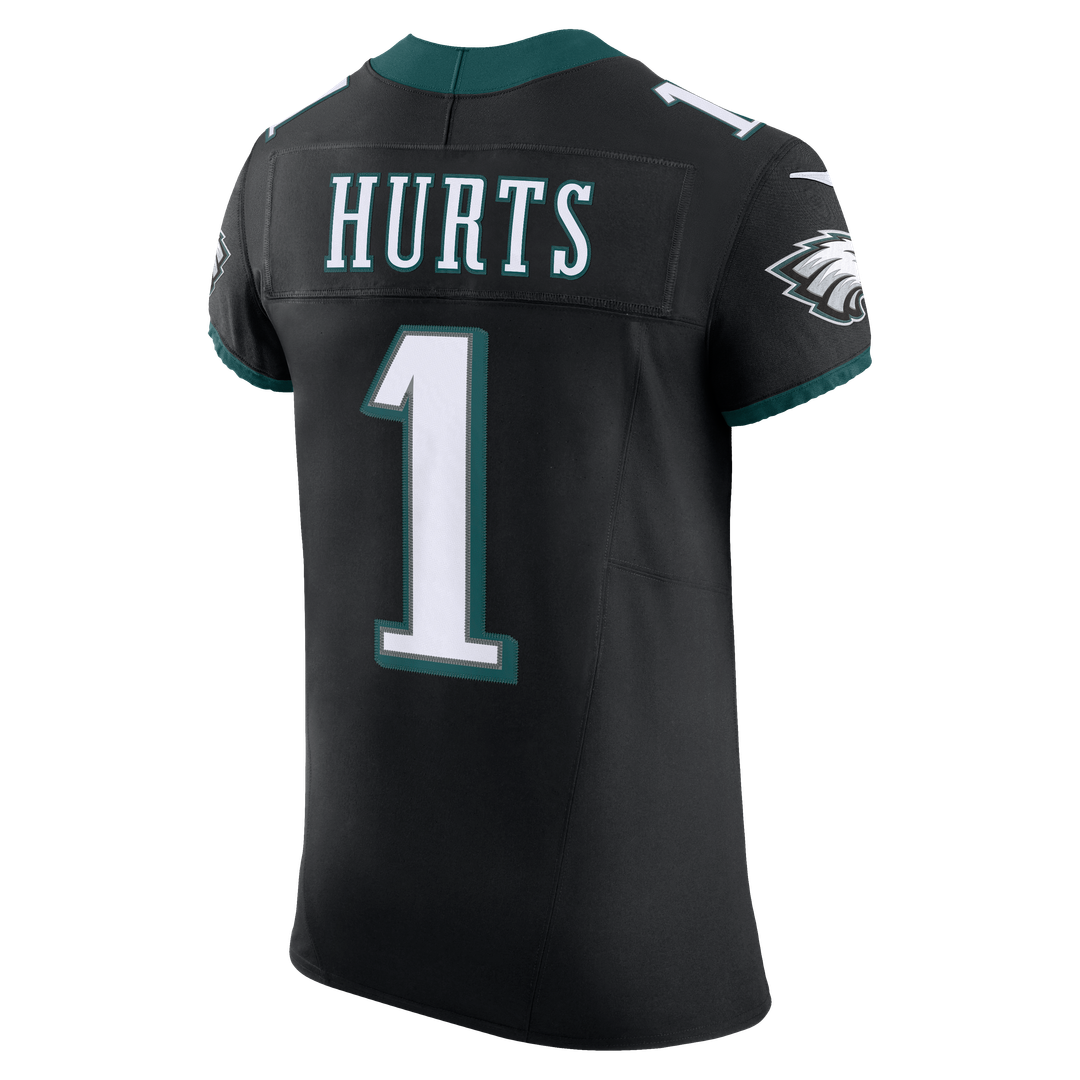 Philadelphia Eagles Jalen Hurts Nike Black Alternate Vapor F.U.S.E. Elite Jersey product image 3, provided for visual